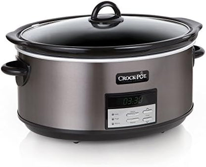8 Quart Programmable Slow Cooker with Auto Warm - Curated Catalog PRJF
