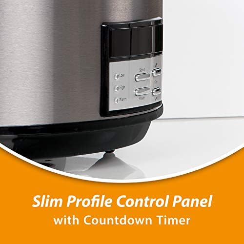 8 Quart Programmable Slow Cooker with Auto Warm - Curated Catalog PRJF
