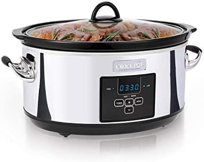 7 Quart Programmable Slow Cooker – Polished Platinum - Curated Catalog LF53