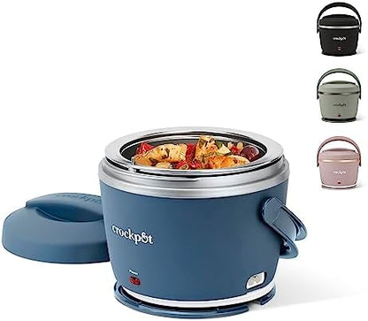 Electric Lunch Box Food Warmer 20oz – Faded Blue - Curated Catalog L7TC