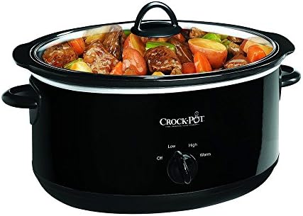 8 Quart Manual Slow Cooker – Black - Curated Catalog AQJZ