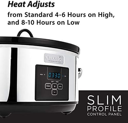 7 Quart Programmable Slow Cooker – Polished Platinum - Curated Catalog LF53