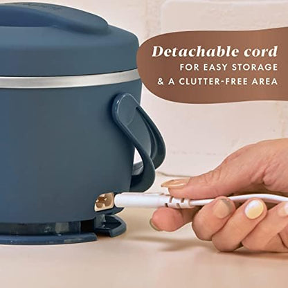 Electric Lunch Box Food Warmer 20oz – Faded Blue - Curated Catalog L7TC