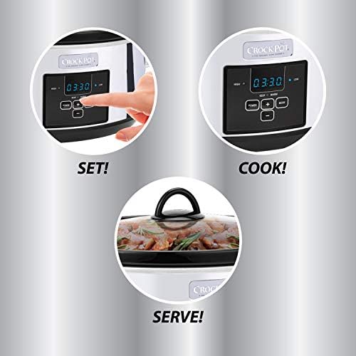 7 Quart Programmable Slow Cooker – Polished Platinum - Curated Catalog LF53