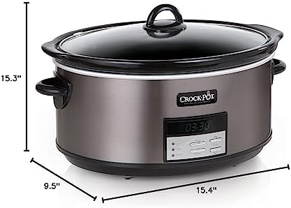 8 Quart Programmable Slow Cooker with Auto Warm - Curated Catalog PRJF