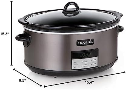 8 Quart Programmable Slow Cooker with Auto Warm - Curated Catalog PRJF