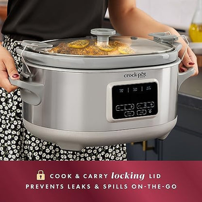 7 Quart Programmable Cook & Carry Slow Cooker - Curated Catalog SZCQ