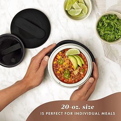 Electric Lunch Box Food Warmer 20oz – Black - Curated Catalog SCS8
