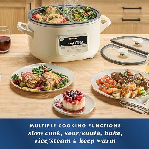 MultiMeal Multicooker with Programmable Slow Cooker - Curated Catalog SE3T