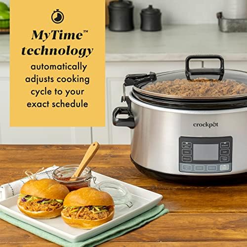 7 Quart Portable Programmable Slow Cooker with Timer - Curated Catalog 9H96