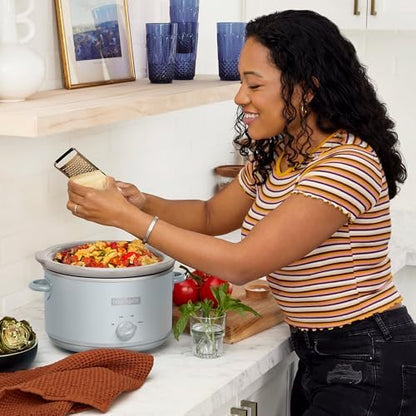 4.5 Quart Manual Slow Cooker – Macaroon Blue - Curated Catalog ZNTS