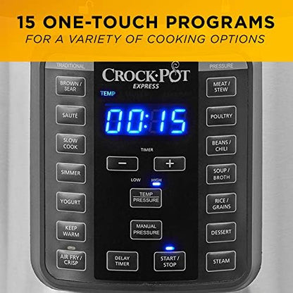 Express Crisp 8 Quart 10-in-1 Pressure Cooker - Curated Catalog 4MCQ