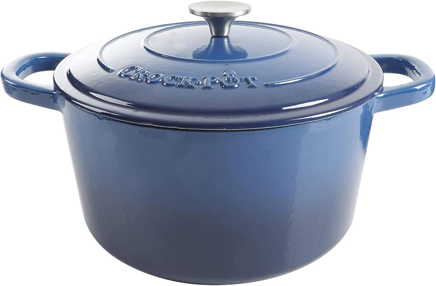 3 Quart Enameled Cast Iron Dutch Oven – Aqua - Curated Catalog 2T6P