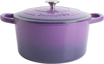 3 Quart Enameled Cast Iron Dutch Oven – Aqua - Curated Catalog JBCT
