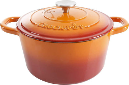 3 Quart Enameled Cast Iron Dutch Oven – Aqua - Curated Catalog JBCT