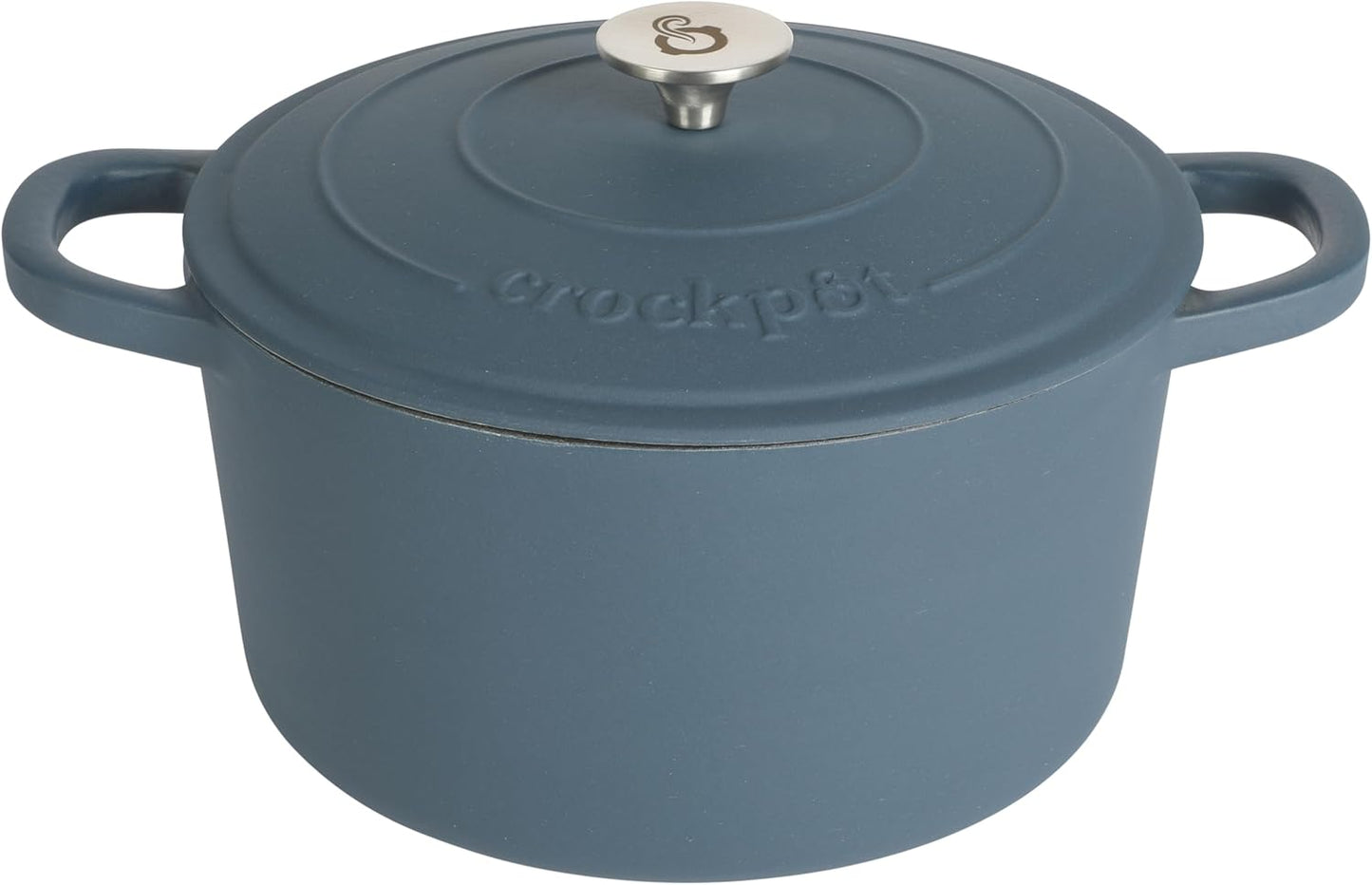 3 Quart Enameled Cast Iron Dutch Oven – Aqua - Curated Catalog JBCT
