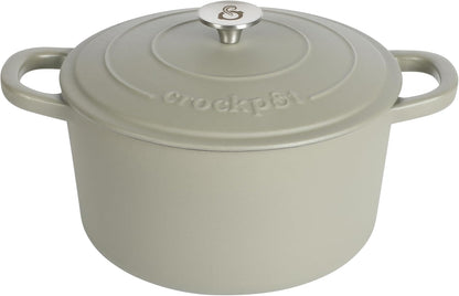 3 Quart Enameled Cast Iron Dutch Oven – Aqua - Curated Catalog 2T6P