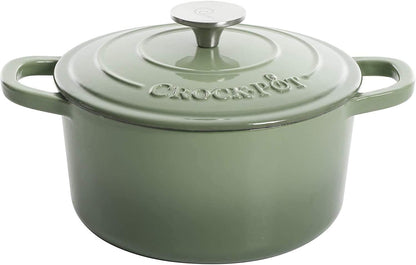3 Quart Enameled Cast Iron Dutch Oven – Aqua - Curated Catalog JBCT