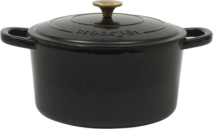 3 Quart Enameled Cast Iron Dutch Oven – Aqua - Curated Catalog 2T6P