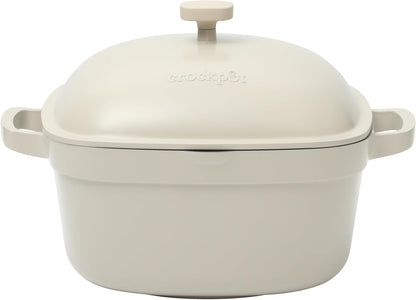 3 Quart Enameled Cast Iron Dutch Oven – Aqua - Curated Catalog 2T6P